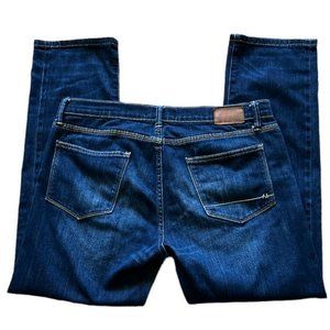 Henry & Belle Women's Dark Wash Newberry Straight Leg Crop Jeans Sz. 31‎